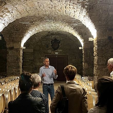 Trentodoc in cantina Fondazione Edmund Mach